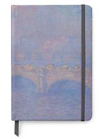 Claude Monet Art UV Printed on PU Leather A5 Bullet Dotted Journal Notebook