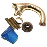 Empress Collection Majestic Wolf Solid Hardwood Walking Stick Designer Wolf Brass Handle, Affordable Gift Decorative Walking Cane Fashion Statement for Men/Women/Seniors/Grandparents!