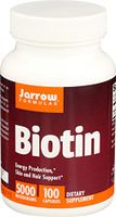 Jarrow Formulas, Biotin 5mg, 100 Capsules