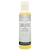 Plantlife Scent Free Massage Oil - 4 oz.