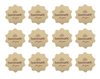 IMagicoo 480 Lovely Cute"Handmade" Label Seal Sticker Handmade Bakery Decorative Sticker (Style-1)