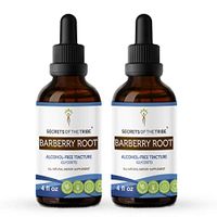 Barberry Root Alcohol-Free Tincture Extract, Organic Barberry (Berberis Vulgaris) Dried Root Bark (2x4 fl oz)