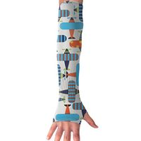 QG ZZX Airplanes Unisex Compression Arm Sleeves UV Protection Performance Arm Sleeve - for Outdoor Sports Baseball,Basketball,Football (1 Pair)