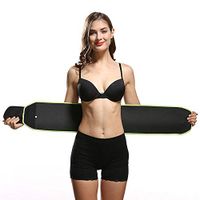 Lumbar Support Waist Trimmer Trainer Belt For Women Men Weight Loss Adjustable Unisex Sport Sweat Workout Slimming Body (Color : OK, Size : Blue)