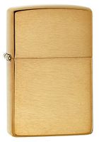Zippo 168 Armor Brushed Brass Pocket Lighter