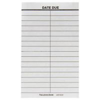 Date Due Slips - 2 Columns - 5"H x 3W" - Gummed Strip - 500pk