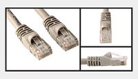 25 Ft Category 5 Enhanced (CAT 5E) Ethernet Network Patch Cable Gray color