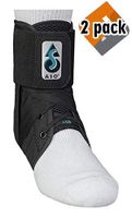 Med Spec 264014 ASO Ankle Stabilizer, Black, Medium (2 Pack)
