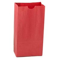 Hygloss Products Red Paper Bags – For Party Favors, Arts, Crafts 4.5 x 8.5 x 2.5 Inch, 100 Pack