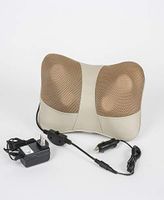 Prospera Kneading Massage Cushion, 3D rotating nodes with deep-kneading shiatsu massage and heat,a power adapter and a car adapter included,helps to reduce stress and relieve muscle tightness,3.5 lbs