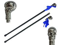 37" Zinc Handle Walking Cane (Black Butler)