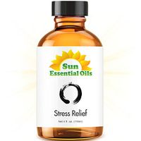 Stress Relief Blend Essential Oil (Huge 4oz Bottle) Bulk Stress Relief Blend Oil - 4 Ounce
