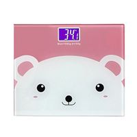 ❤️Cloudro❤️ Digital Electronic Body Weight Scale, Steel Protective Glass Pure Color 400 Pound (D)