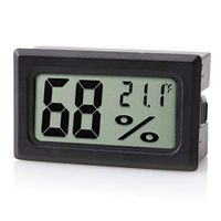 Scotte Digital Hygrometer for Humidors, 10-Second Refresh Rate, Battery Included, 5% Humidity and 1% Tempeture Accuracy for Cigar Humidors,