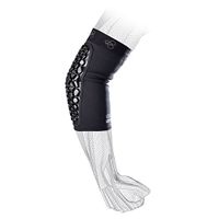DonJoy Performance Defender Compression Support Elbow Pads (Pair) – Padded Support for Collision Contact Sports, Football, Rugby, Lacrosse, Martial Arts, Obstacle Courses