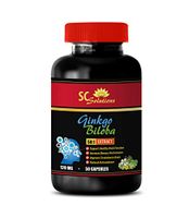 Brain and Memory Boost - Ginkgo BILOBA 50:1 Extract 120MG - Ginkgo - 1 Bottle (50 Capsules)