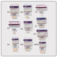 BSN Adhesive Strip Coverlet Elastic 2 X 3" Rectangle Tan (#340000, Sold Per Box)