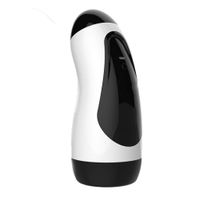 QKVNA Real Surprise T-Shirt Sucking Male Másterbrators Toy for Men Relaxation Aircraft Male Intelligent Pennis Exercise Men Deep Throat, Oral Cup Relieve Fatigue (Color : Black)