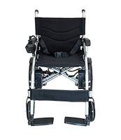 ComfyGO Heavy Duty Powerful Dual Motor Foldable Electric Wheelchair Motorized Power Wheelchairs (Navy)