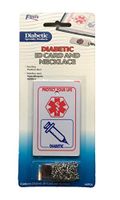 Flents Diabetic ID Card and Necklace