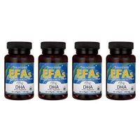 Swanson Ecomega Dha Fish Oil 100 Milligrams 60 Sgels (4 Pack)