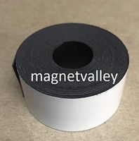 Magnet Valley Write on/Wipe Off Dry Erase White Magnet Roll for Shelf Labels 3" x 10' ...
