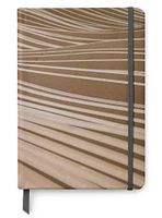 Wood Themed Designs UV Printed on PU Leather A5 Bullet Dotted Journal Notebook