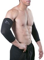 AGON Pair Arm Compression Sleeves Elbow Brace Support Sports Cooling Arm Sleeves Unisex Sun Block UV Protection Cooler Protective Hands Arm Cover Long Sleeve Comfortable Skin Protection (Medium)