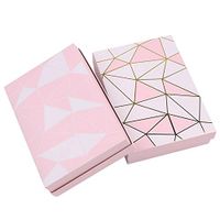 BBC 6 Cavity Gilding Pink Bakery Cake Paper Box With Inserts Gift Packaging, 10 Counts (6 Cavity)