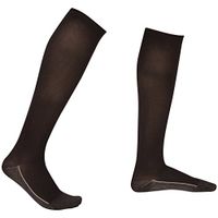 3 Pair EvoNation Men's Copper USA Made Graduated Compression Socks 20-30 mmHg Firm Pressure Medical Quality Knee High Orthopedic Support Stockings Hose - Comfort, Circulation, Travel (XL, Black)