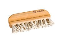 REDECKER Natural Lint Brush with Oiled Beechwood, 5-1/4 inches, Easy to Clean Rubber Bristles Effectively Attract and Trap Hair, Made in Germany