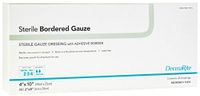 Dermarite Industries Sterile Bordered Gauze with Adhesive Border, 8 Ounce
