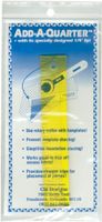 CM Designs Add-A-Quarter 6 Inch Yellow Ruler, 6"