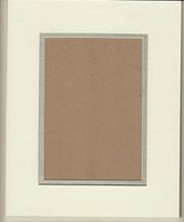 20x24 White & Silver Double Picture Mats Bevel Cut for 16x20 Pictures