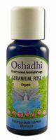 Oshadhi Essential Oil Singles Geranium, Rose 30 mL