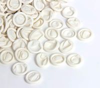 SBYURE Disposable Latex Finger Cots,300g(Approx.600pcs) Rubber Fingertips Protective Finger cots,Anti-Static for Painting, Jewelry Cleaning,Electronic Repair,Art Crafting,Industrial Apply.Medium