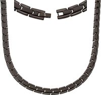 Elegant Titanium Magnetic Therapy Necklace Pain Relief for Neck Arthritis Migraine Headaches Shoulders and Back