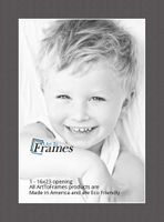 16x23 Cinder / Charcoal Custom Mat for Picture Frame with 12x19 opening size (Mat Only, Frame NOT Included)
