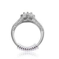 GWHOLE Ring Size Adjuster with Silver Polishing Cloth,Set of 4 (2mm/3mm)