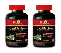 Immune Support Supplement - Candida Away Plus - Candida Kill - 2 Bottles (120 Capsules)