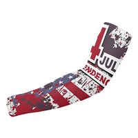 Sincerity First American Flag 4th July Independence Day UV Protection Cooling Arm Sleeves for Sports Running Men Women