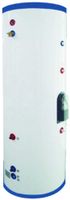 800 Liter 198 Gallon Stainless Steel Solar Hot Water Heater Tank Single Copper Coil Heat Exchanger