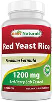Best Naturals Red Yeast Rice 1200 Mg Tablet for Healthy Cholesterol Level, 60 Count