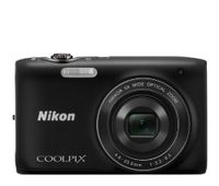 Nikon COOLPIX S3100 14 MP Digital Camera with 5x NIKKOR Wide-Angle Optical Zoom Lens and 2.7-Inch LCD - Black
