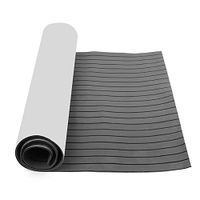 Annibus 2300x 900x6mm EVA Dark Gray Faux Teak Boat Flooring Faux Teak Decking Sheet Pad
