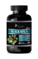 Male Health Supplements - Black MACA 1000MG - Pure and Potent Ingredients - Black maca Root Capsules for Women - 1 Bottle 90 Vegetable Capsules