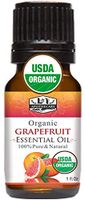 1 fl. Oz / 30 ml Organic Grapefruit Essential Oil, USDA Certified Organic Grapefruit Essential Oil, 100% Pure, Natural Grapefruit Essential Oil, Undiluted Grapefruit Essential Oil