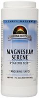 Source Naturals Serene Science Magnesium Serene Tangerince Flavored, Peaceful Body, 17.6 Ounces