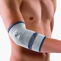 Bort 122600 Epibasic, Epicondylitis Support with Padding - Tendonitis Brace, Golfers Elbow Brace, Tennis Brace, for Arthritis, Elbow Pain, Orthopedic - (Medium, Silver, 10.2″ – 11.0″ inches)