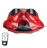 Wanfor Electromagnetic Foot Massager, Shiatsu Foot Massager, Ceramic Heat Function, 99 Strengths, 50 Massage Modes, 4 Electrodes for The Body